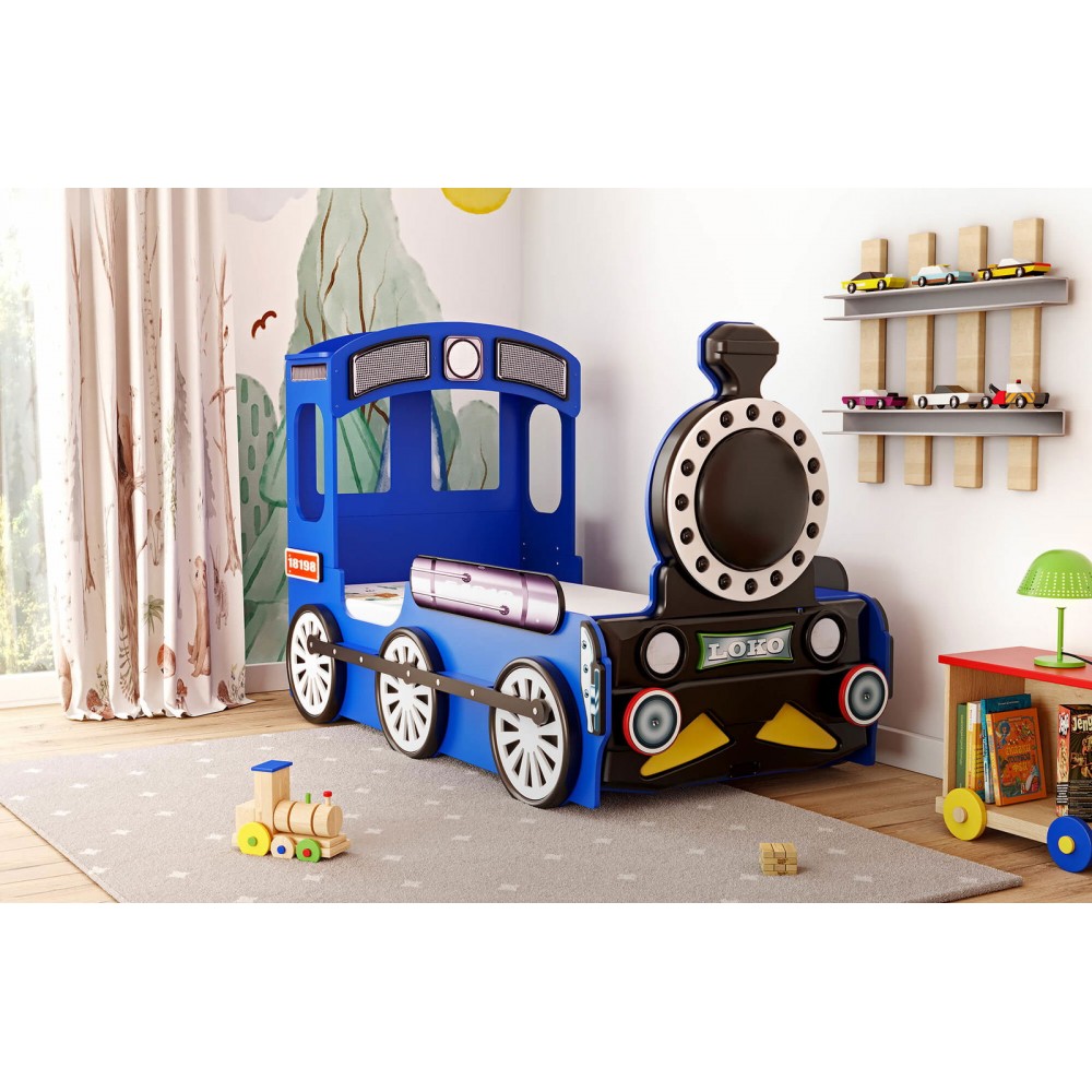 Κρεβάτι παιδικό Lokomotive-Mple