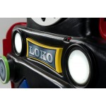 Κρεβάτι παιδικό Lokomotive-Kokkino