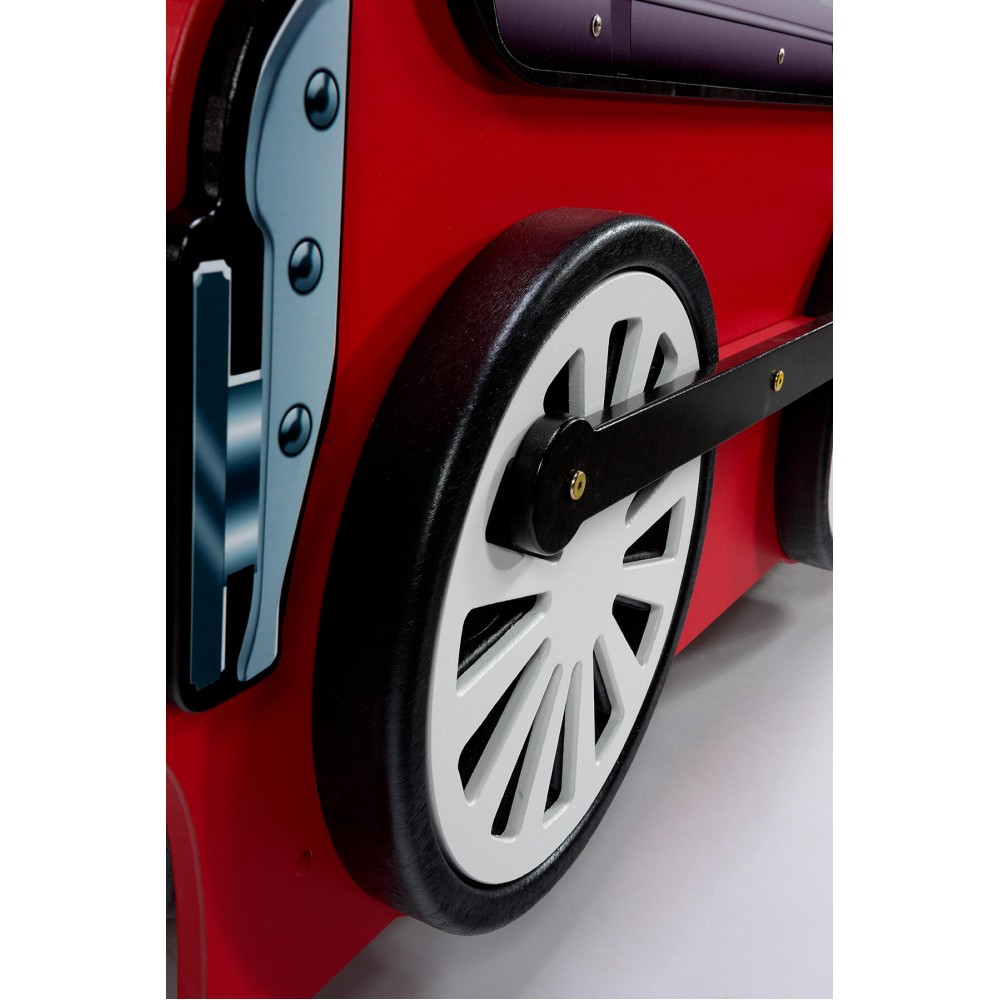 Κρεβάτι παιδικό Lokomotive-Kokkino