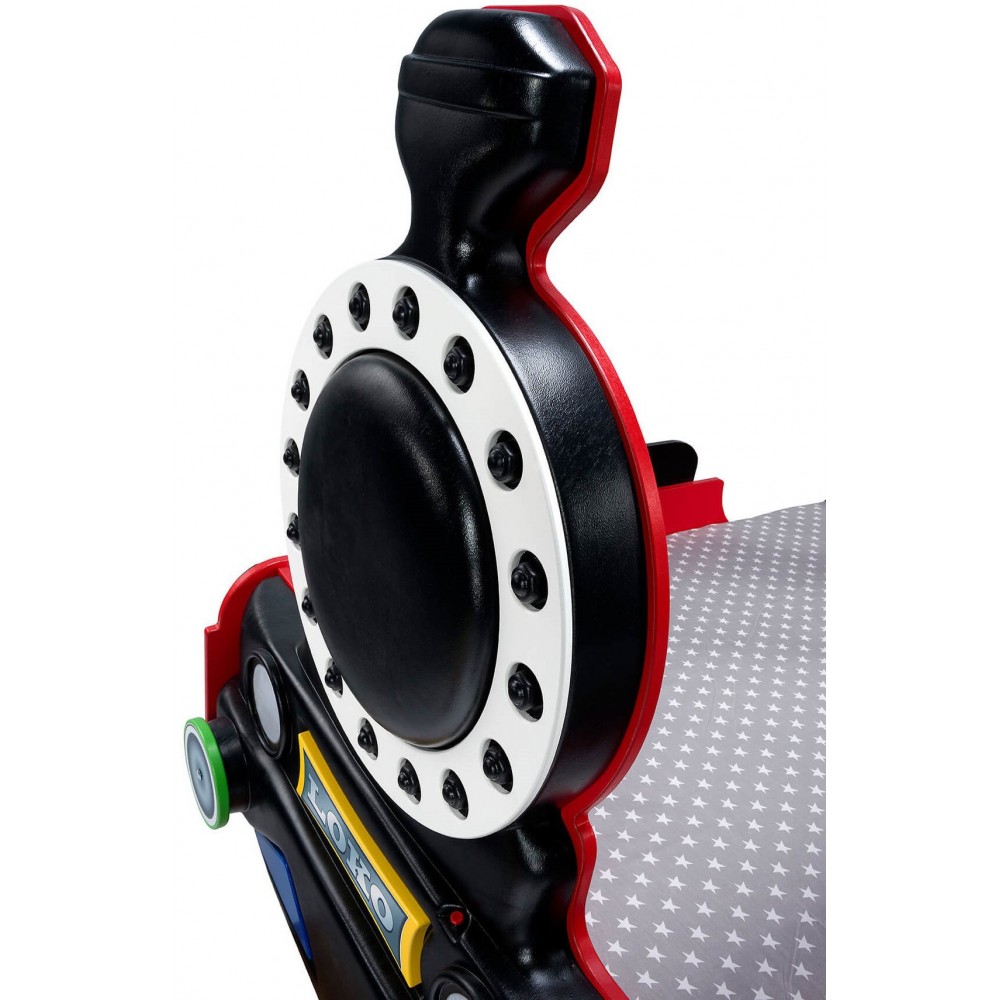 Κρεβάτι παιδικό Lokomotive-Kokkino