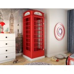 Διακοσμητικό Phone Booth-Kokkino