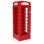Διακοσμητικό Phone Booth-Kokkino