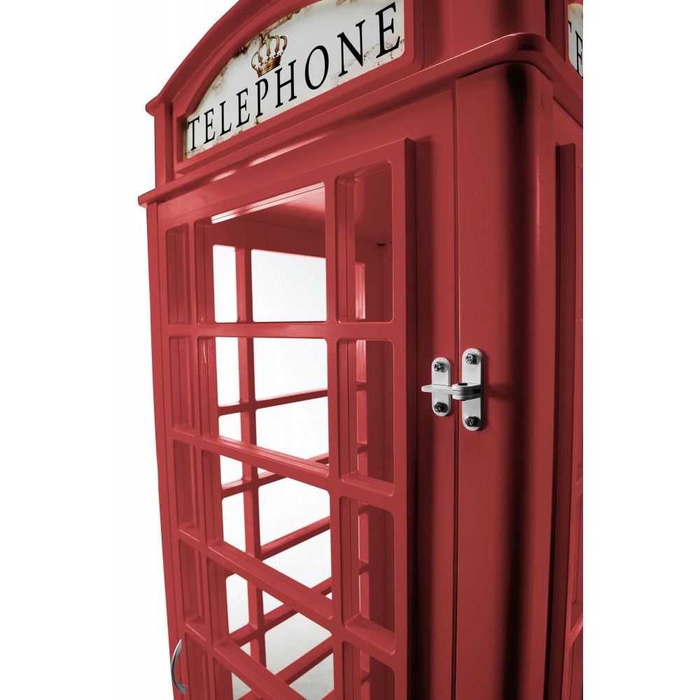 Διακοσμητικό Phone Booth-Kokkino