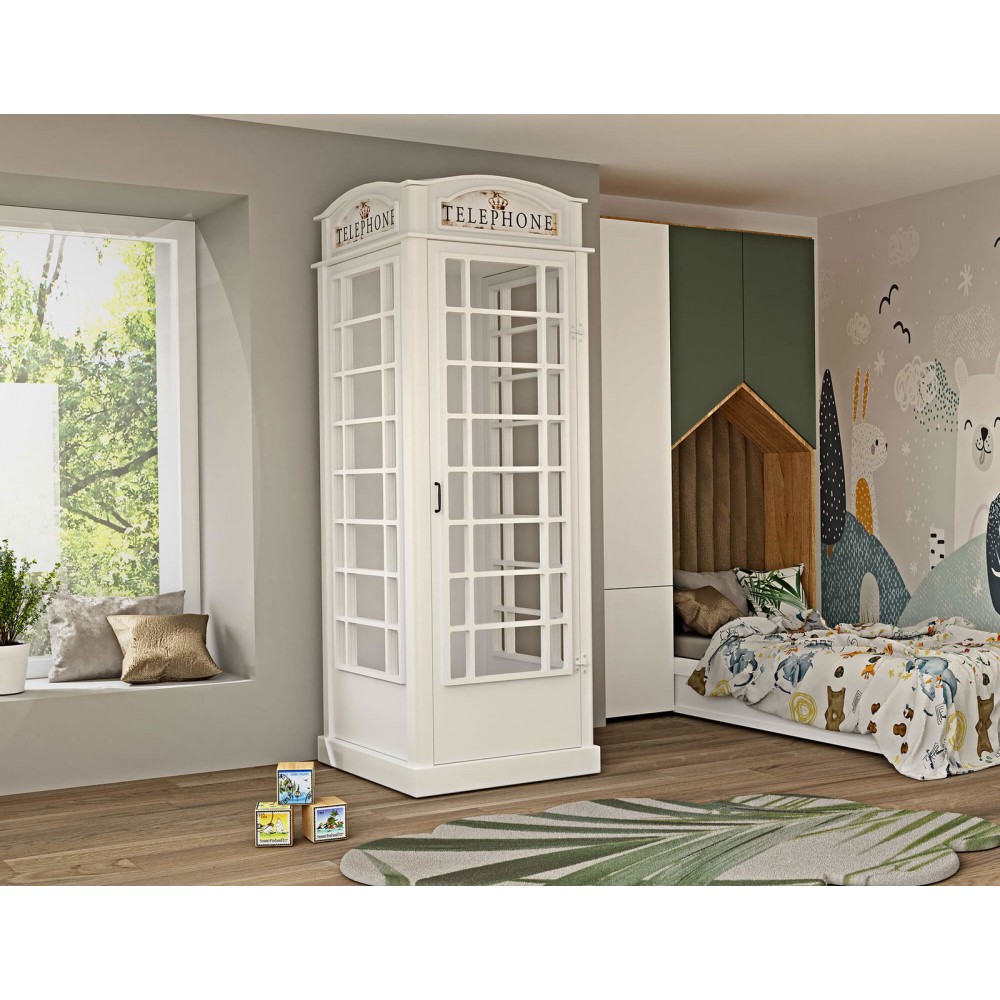 Διακοσμητικό Phone Booth-Leuko