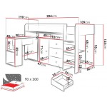 Πολυλειτουργικό κρεβάτι Smart I-Leuko