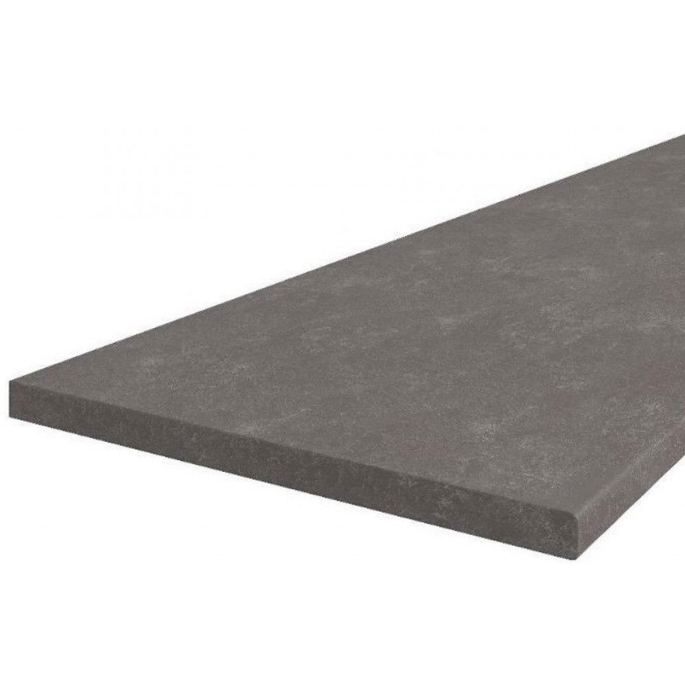 Πάγκος νησίδας Tulsa-Gkri Skouro - Kafe-120 εκ-Μήκος: 180 εκ.