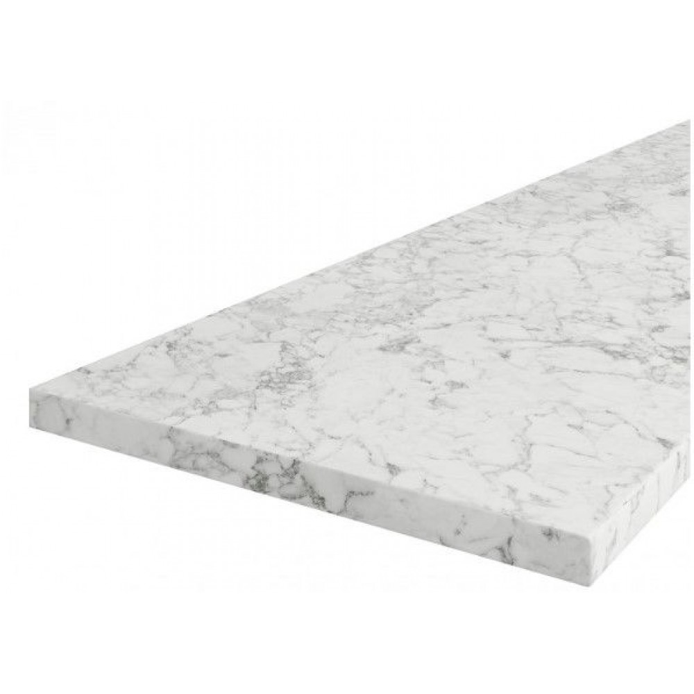 Πάγκος κουζίνας Tulsa plus-Leuko Marmaro-Μήκος: 250 εκ.