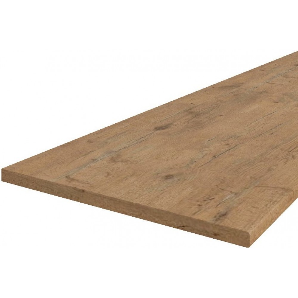 Πάγκος κουζίνας Tulsa-Fusiko Skouro-Μήκος: 200 εκ.