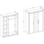 Ντουλάπα τρίφυλλη Arano-Leuko