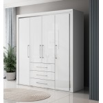 Ντουλάπα Arano τετράφυλλη-Leuko