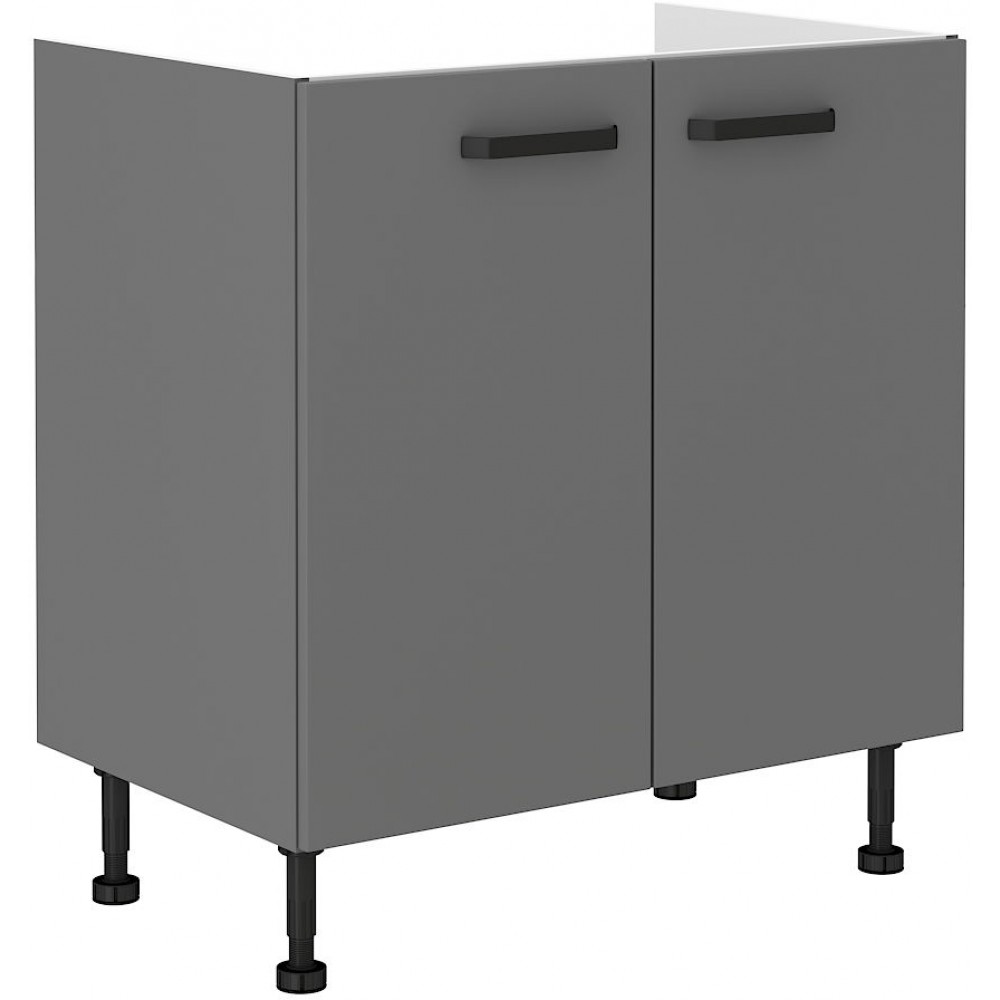 Επιδαπέδιο ντουλάπι νεροχύτη Melo 80 ZL-Anthraki