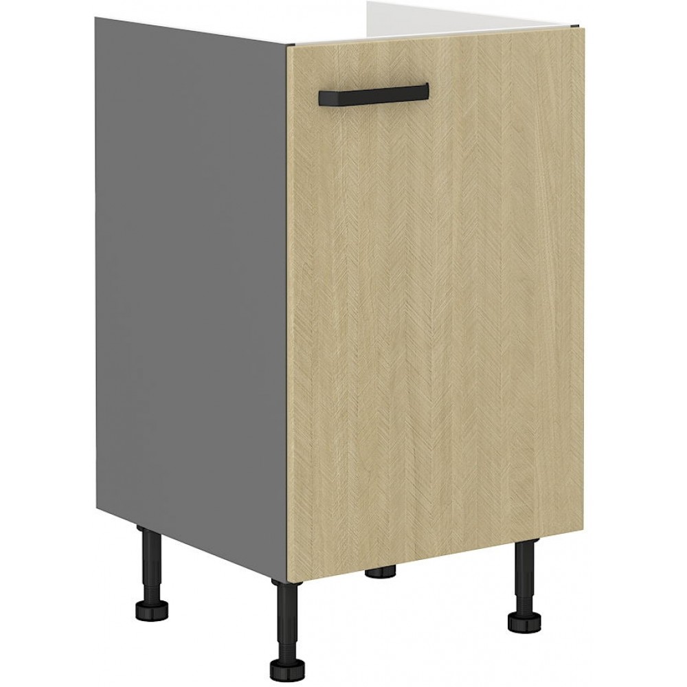 Επιδαπέδιο ντουλάπι νεροχύτη Melo 50 ZL-Herringbone