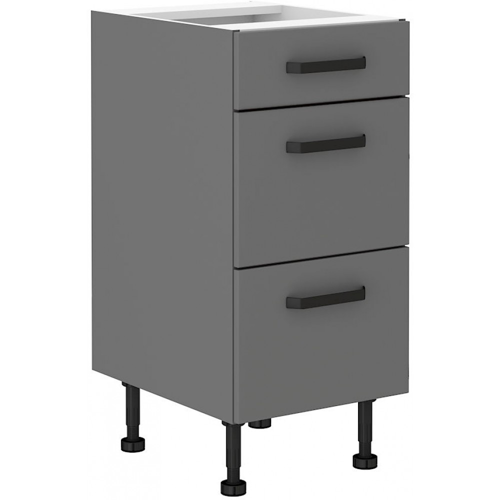 Επιδαπέδιο ντουλάπι Melo 40 D 3S-Anthraki