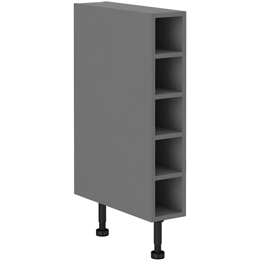 Επιδαπέδιο ντουλάπι με ράφια Melo 15 D OTW-Anthraki