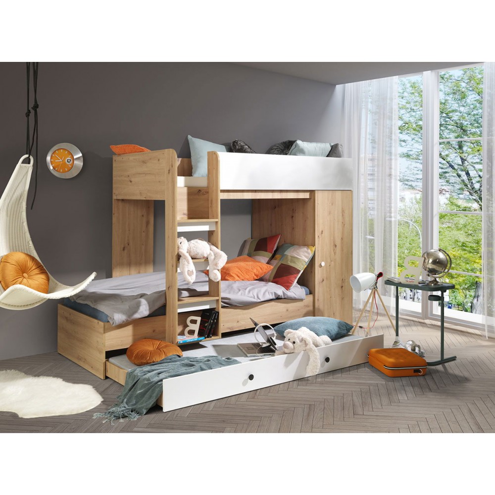 Πολυλειτουργικό κρεβάτι Smart II-Leuko