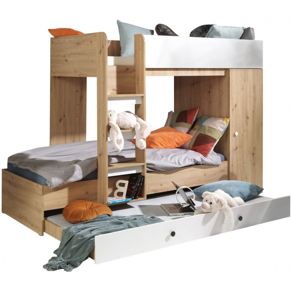 Πολυλειτουργικό κρεβάτι Smart II-Leuko