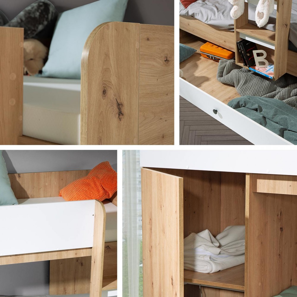 Πολυλειτουργικό κρεβάτι Smart II-Leuko