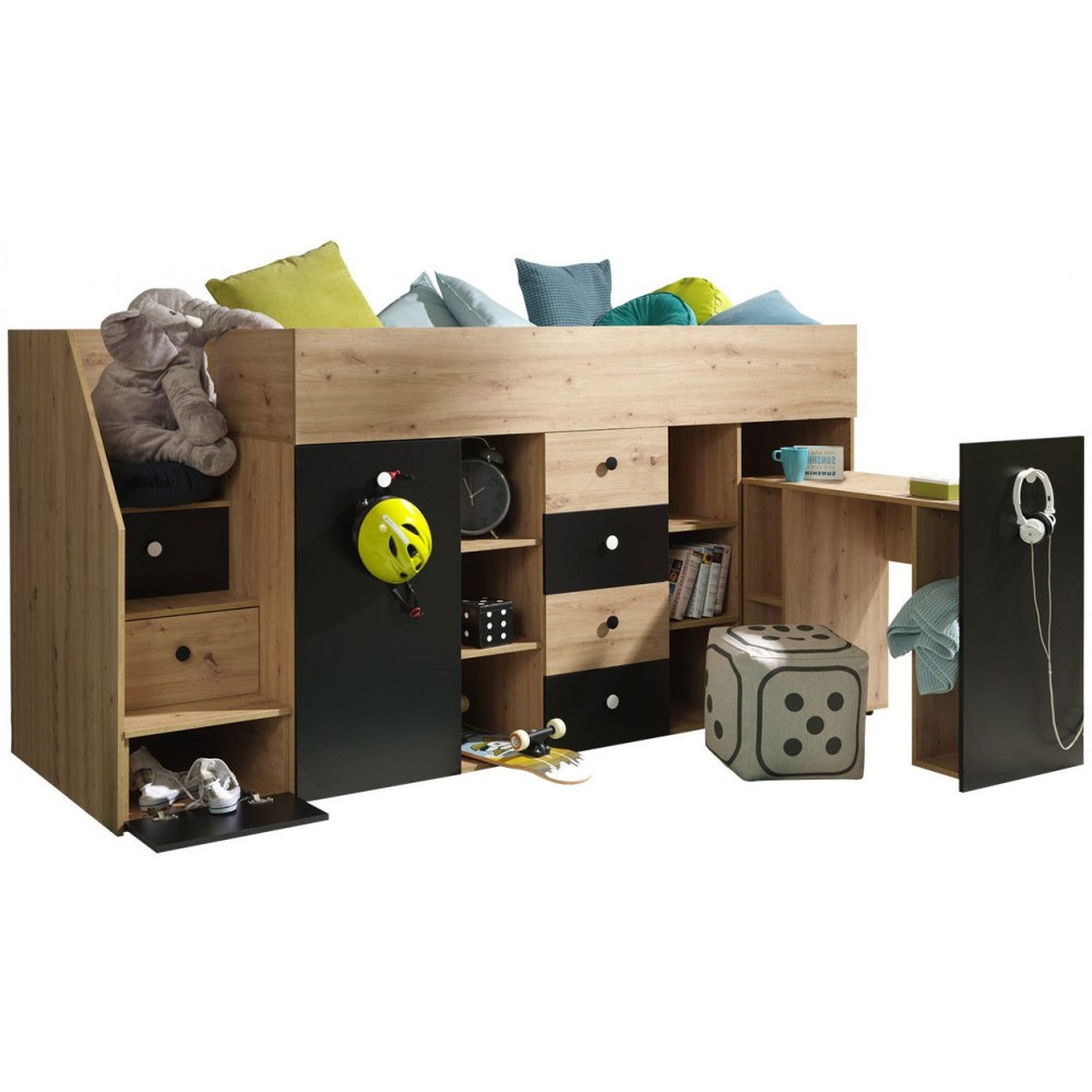 Πολυλειτουργικό κρεβάτι Smart III-Αριστερή-Mauro