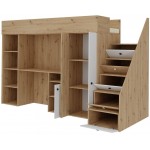 Πολυλειτουργικό κρεβάτι Smart XIV-Leuko