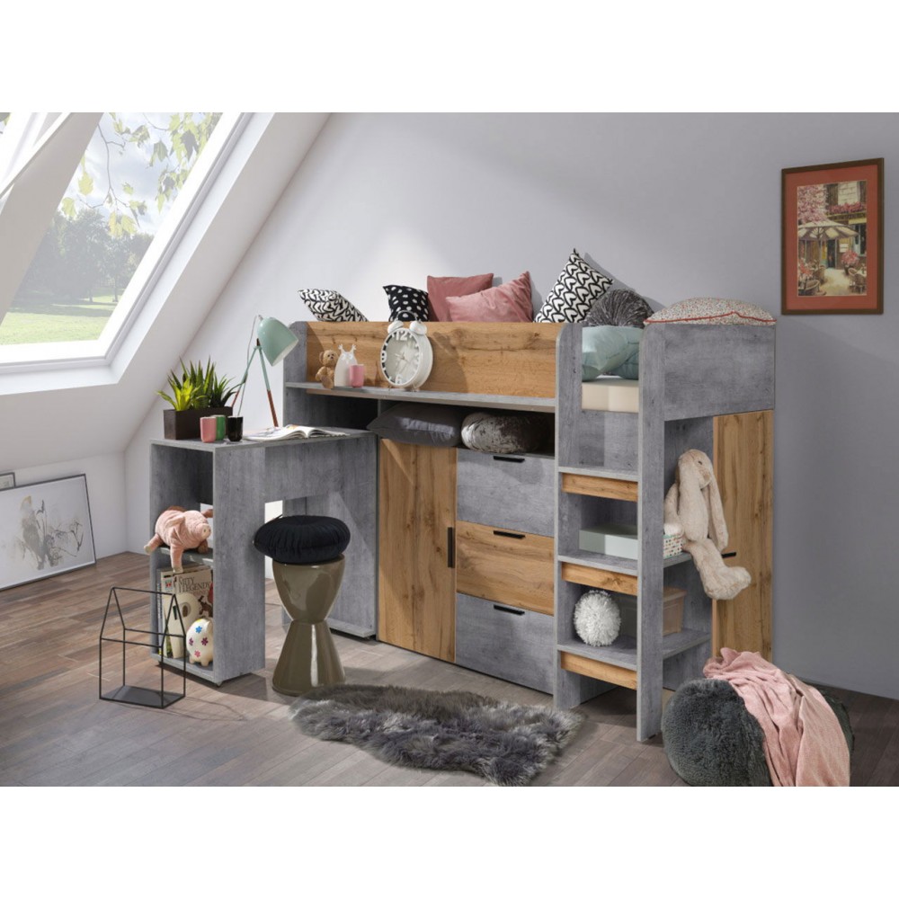 Πολυλειτουργικό κρεβάτι Konkret I-Gkri-Fusiko