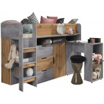 Πολυλειτουργικό κρεβάτι Konkret I-Gkri-Fusiko