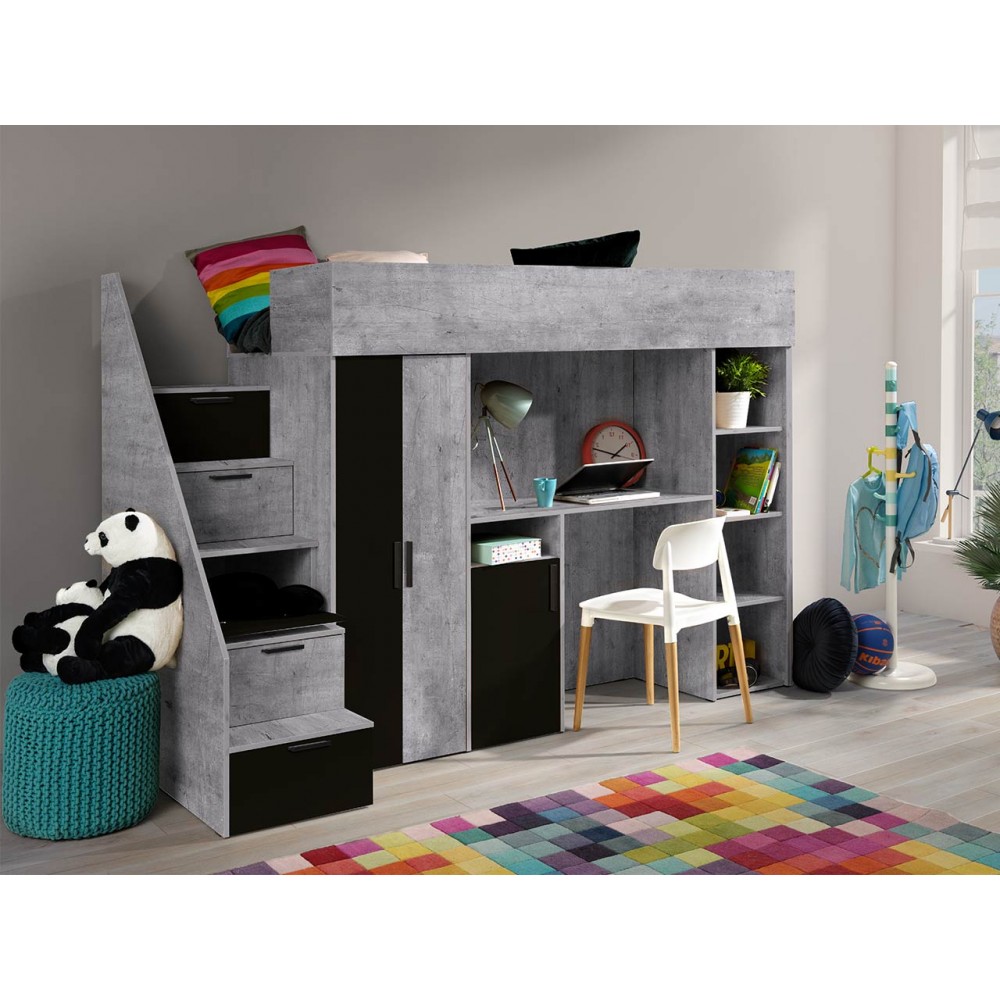 Πολυλειτουργικό κρεβάτι Konkret XIV-Gkri-Mauro