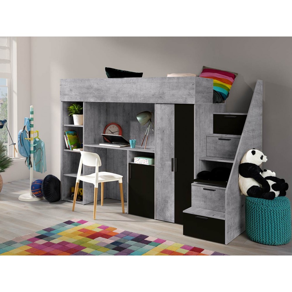 Πολυλειτουργικό κρεβάτι Konkret XIV-Gkri-Mauro