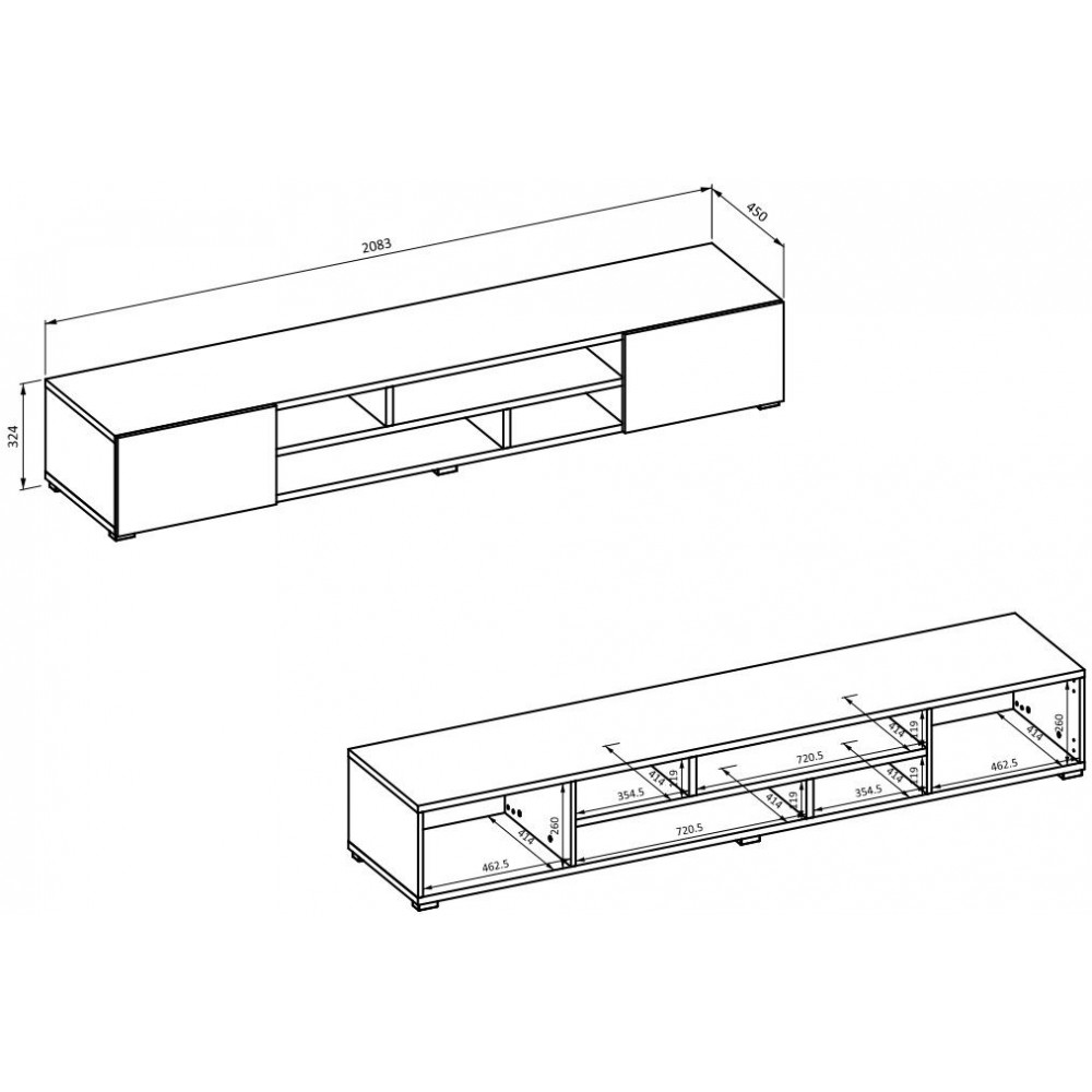 Έπιπλο τηλεόρασης Bryant-Mauro