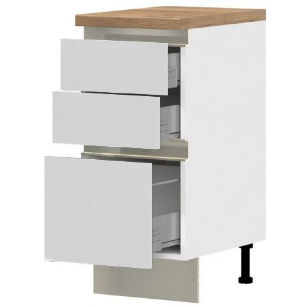 Επιδαπέδιο ντουλάπι Trinity R40-3M BOX-Leuko Gualistero