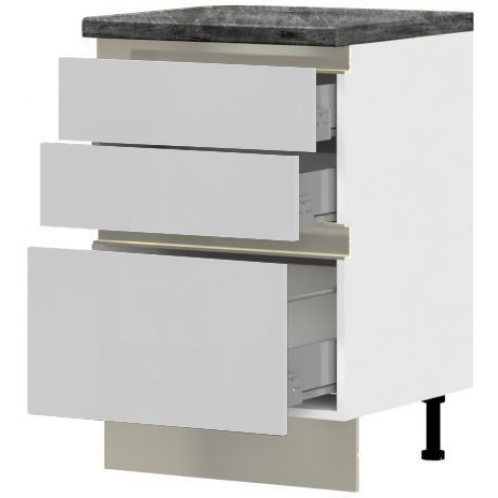 Επιδαπέδιο ντουλάπι Trinity R60-3M BOX-Leuko Gualistero