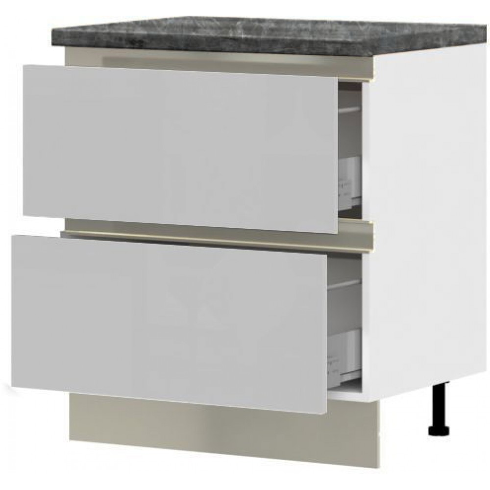 Επιδαπέδιο ντουλάπι Trinity R80-2M BOX-Leuko Gualistero