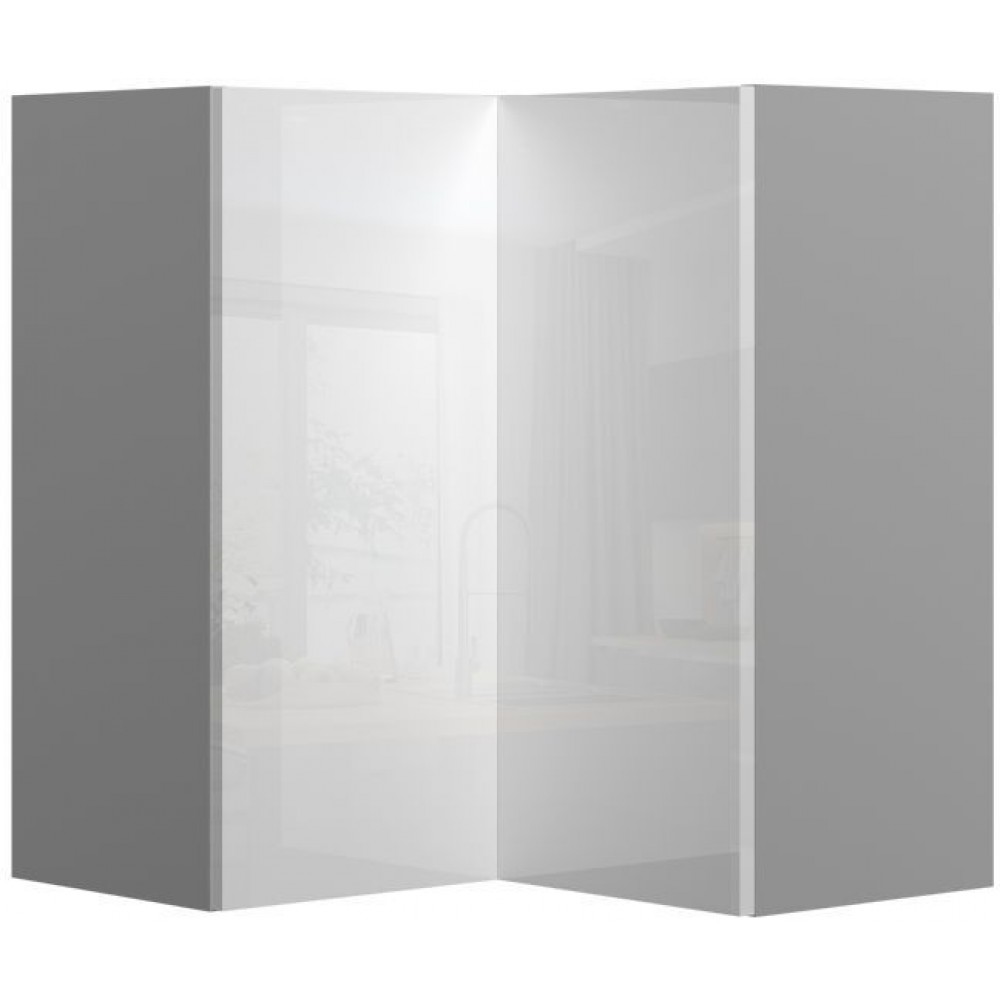 Ντουλάπι κρεμαστό γωνιακό Trinity V7-UG-2K-Leuko Gualistero