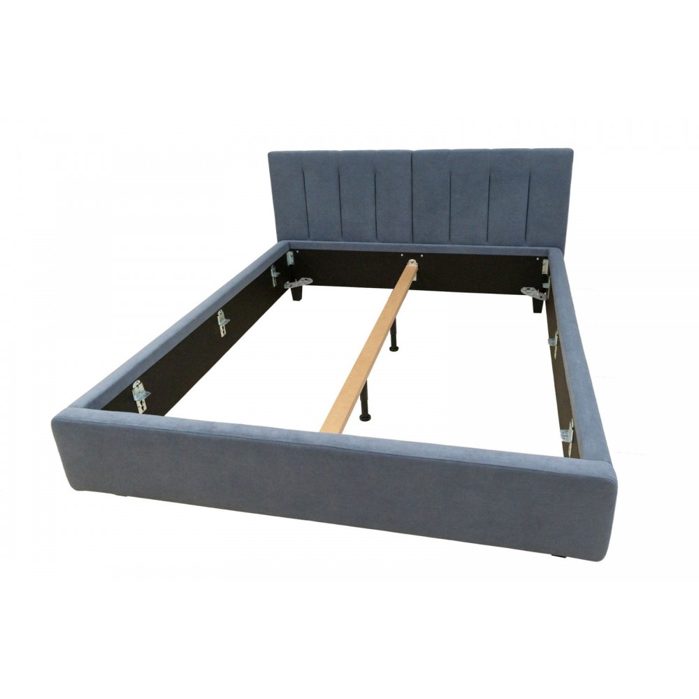 Επενδυμένο κρεβάτι Erling-Gkri-160 x 200