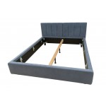 Επενδυμένο κρεβάτι Erling-Gkri-160 x 200