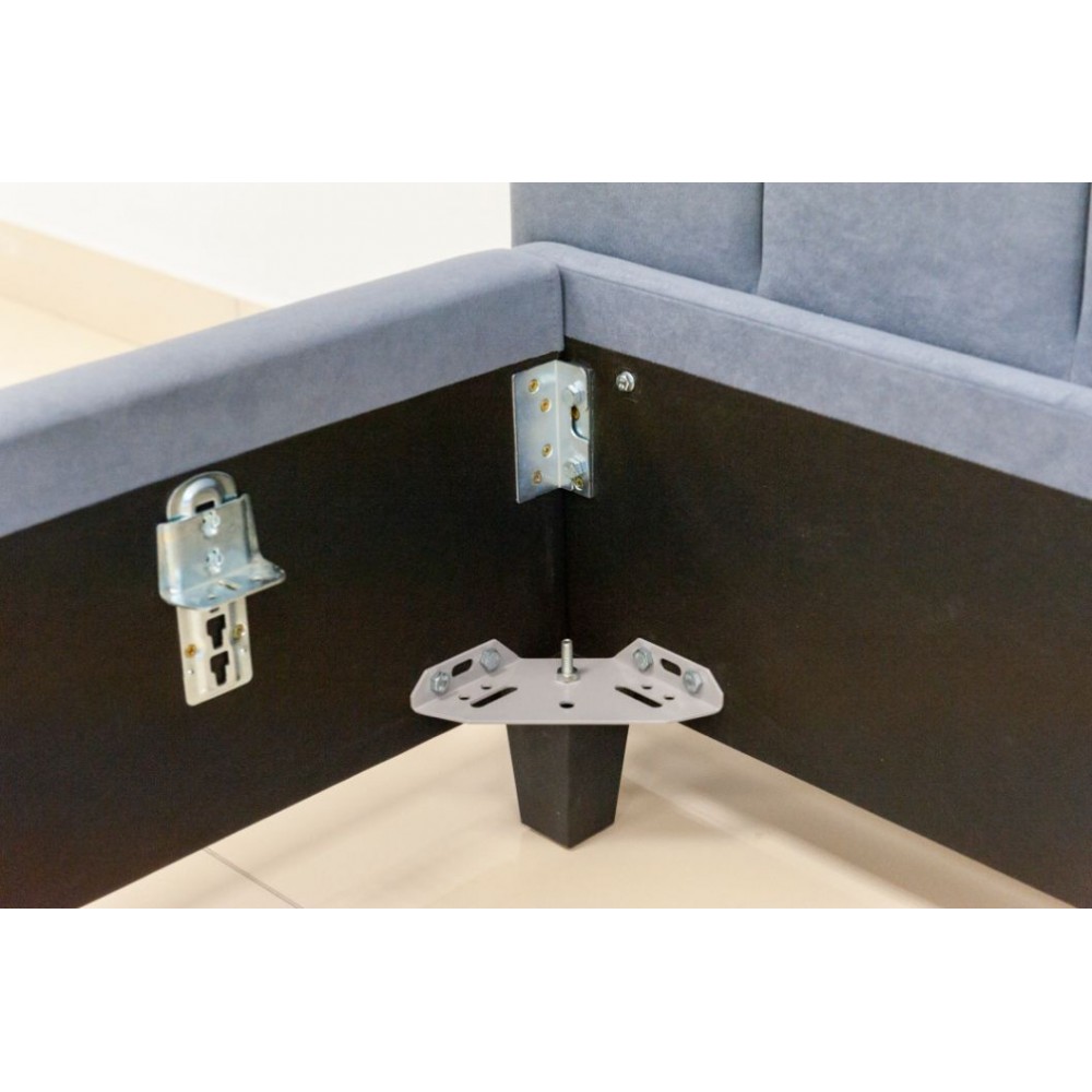 Επενδυμένο κρεβάτι Erling-Gkri-160 x 200