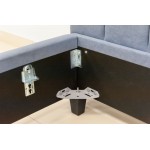 Επενδυμένο κρεβάτι Erling-Gkri-160 x 200