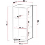 Κρεμαστή στήλη μπάνιου Abires-Mauro