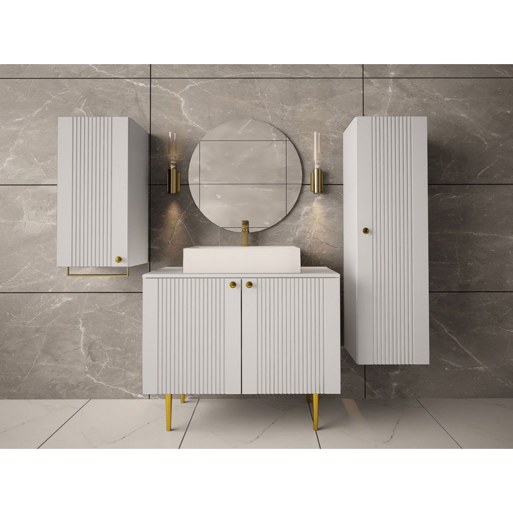 Κρεμαστή στήλη μπάνιου Abires plus-Leuko