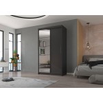 Ντουλάπα Zaist 120 συρόμενη-Anthraki 120x59x215
