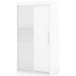 Ντουλάπα Zaist 120 συρόμενη-Leuko 120x59x215