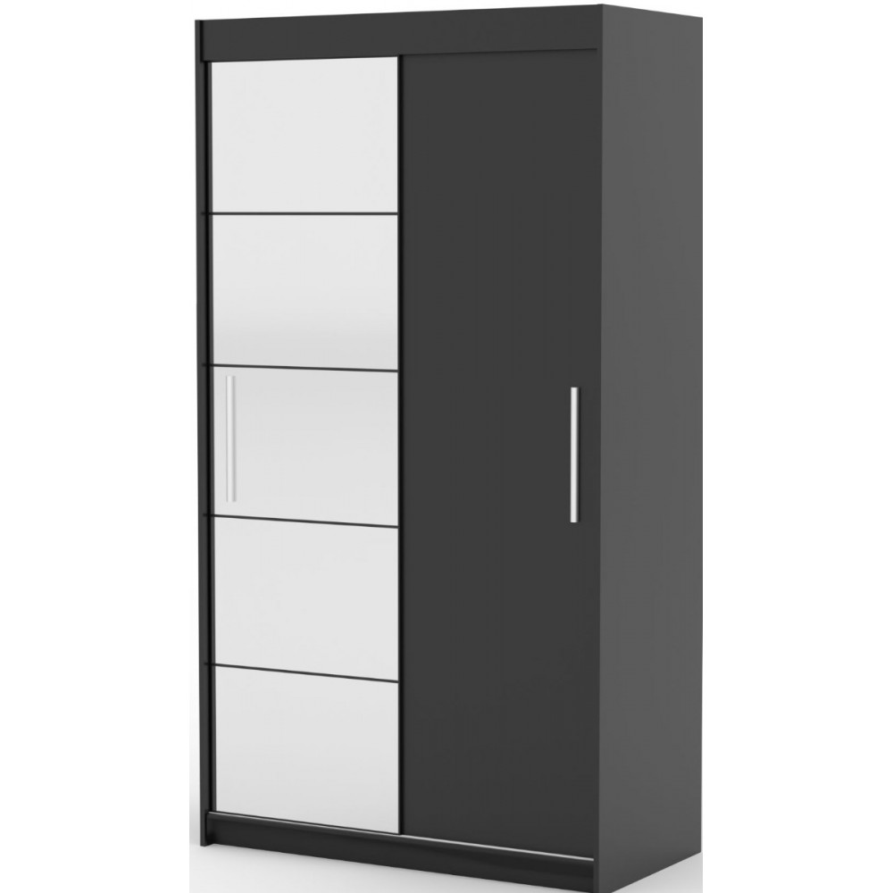 Ντουλάπα Zaist 120 συρόμενη-Mauro 120x59x215