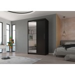 Ντουλάπα Zaist 120 συρόμενη-Mauro 120x59x215