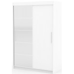 Ντουλάπα Zaist 150 συρόμενη-Leuko 150x59x215
