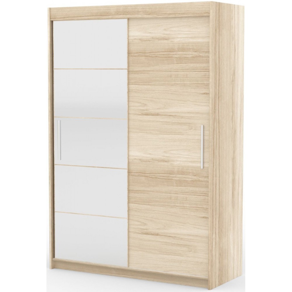 Ντουλάπα Zaist 150 συρόμενη-Fusiko 150x59x215