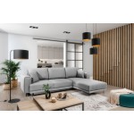 Γωνιακός καναπές Kante-Gkri Anoixto-Δεξιά