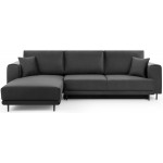 Γωνιακός καναπές Kante-Gkri Skouro-Αριστερή