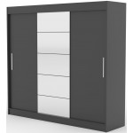 Ντουλάπα Zaist plus συρόμενη 235x59x215