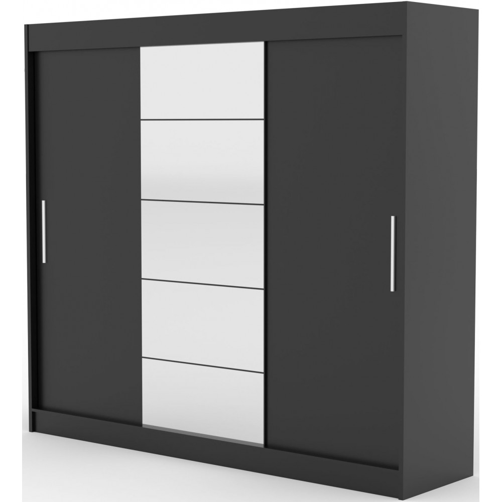 Ντουλάπα Zaist plus συρόμενη 235x59x215