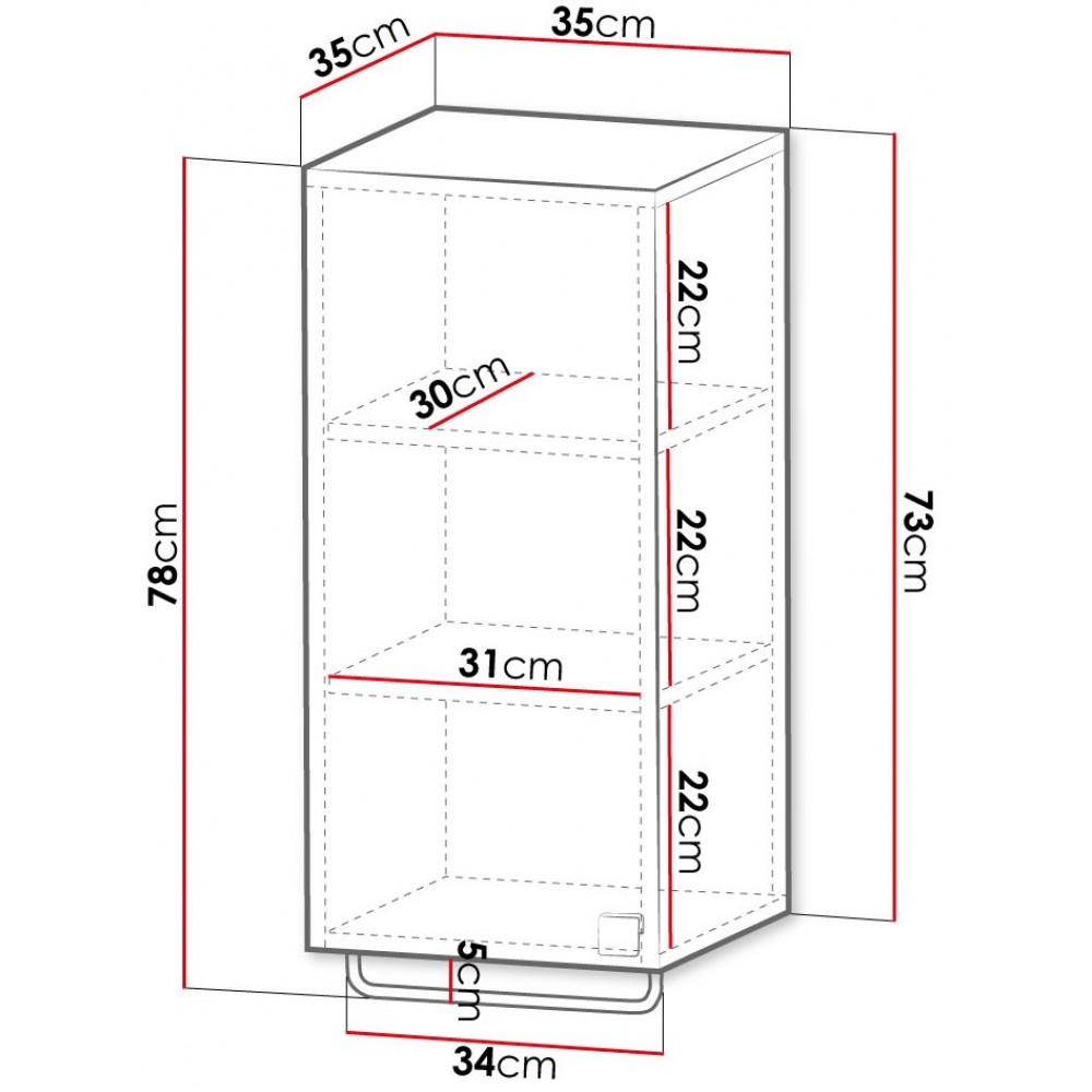Κρεμαστή στήλη μπάνιου Gariano-Mauro