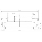 Καναπές - κρεβάτι Laurie-Ladi